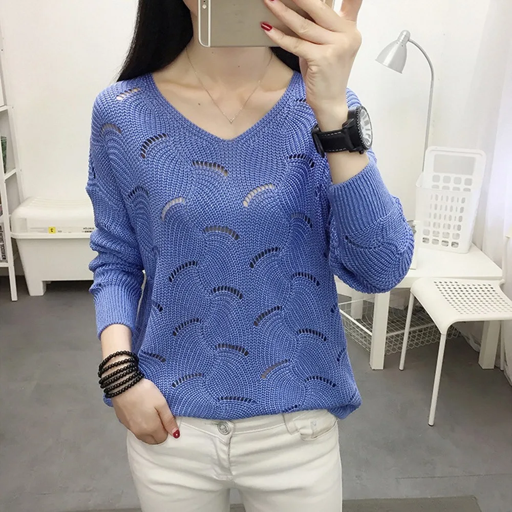 Fashion Pullovers Sexy Sweater Women Fall Soft Cotton Loose V-neck Knitted Hot Tide Thin Winter Korean Casual Simple Chic Tops
Fashion Pullovers Sexy Sweater Women Fall Soft Cotton Loose V-neck Knitted Hot Tide Thin Winter Korean Casual Simple Chic Tops