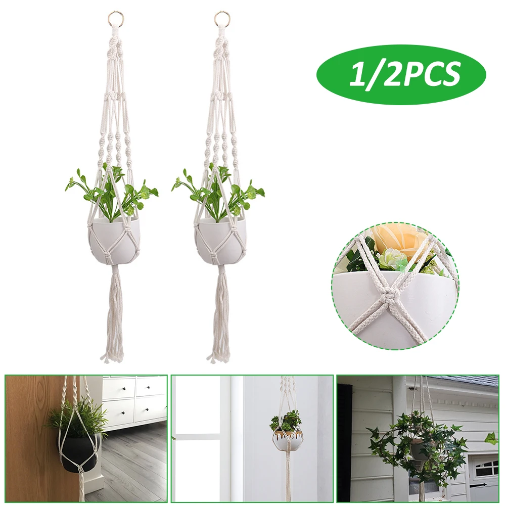1/2 PCS Bohemian Lace Hanging Basket Decoration Cotton Rope Flower Pot Plant Stand Indoor And Outdoor Ceiling Balcony Decoration
1/2 PCS Bohemian Lace Hanging Basket Decoration Cotton Rope Flower Pot Plant Stand Indoor And Outdoor Ceiling Balcony Decoration