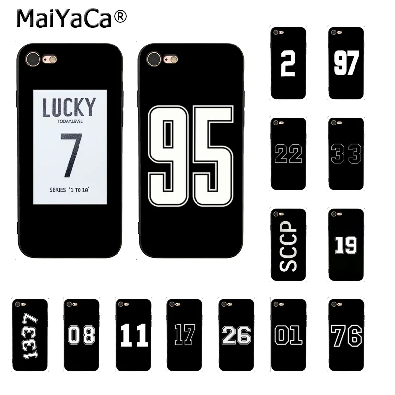 Повезло с буквами и цифрами Чехол для мобильного телефона iphone 11 12 Pro 11Pro MAX 8 7 6 6S Plus X