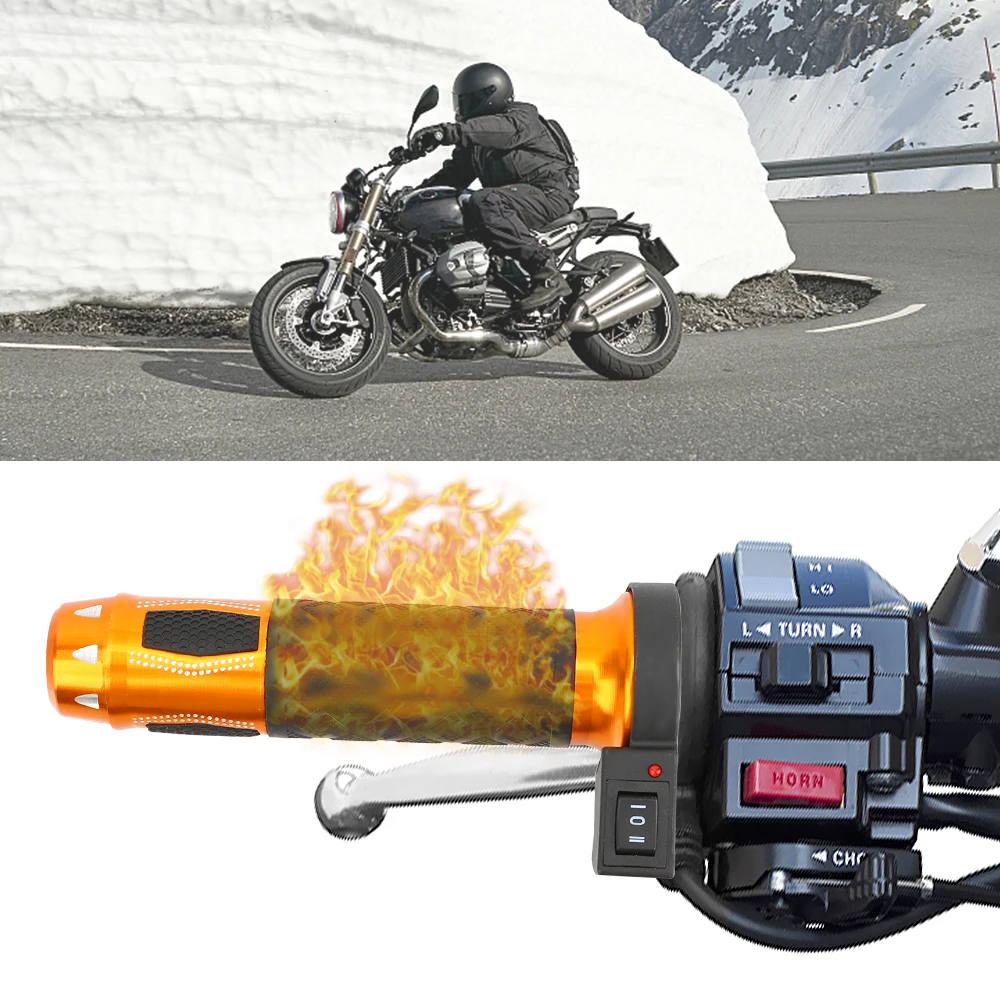 22mm Warmer Motorcycle Handlebar Moto Modified Handlebar 2 Pcs Electric Hot Heated Handle Grips
22mm Warmer Motorcycle Handlebar Moto Modified Handlebar 2 Pcs Electric Hot Heated Handle Grips
