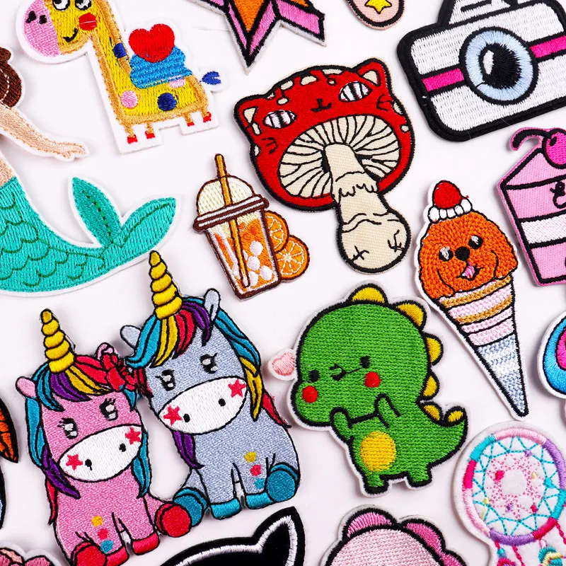 Dinosaur Rainbow Unicorn Applique Embroidered For Clothing Thermoadhesive Patches Cartoon Animal Patches On Clothes Badges
Dinosaur Rainbow Unicorn Applique Embroidered For Clothing Thermoadhesive Patches Cartoon Animal Patches On Clothes Badges