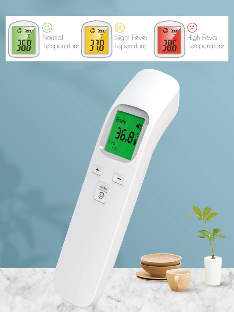 Non-contact Temperature Digital Termomete Infrared Forehead Body Thermometer Gun DeviceThermometer Fever Electronic Temperature
Non-contact Temperature Digital Termomete Infrared Forehead Body Thermometer Gun DeviceThermometer Fever Electronic Temperature