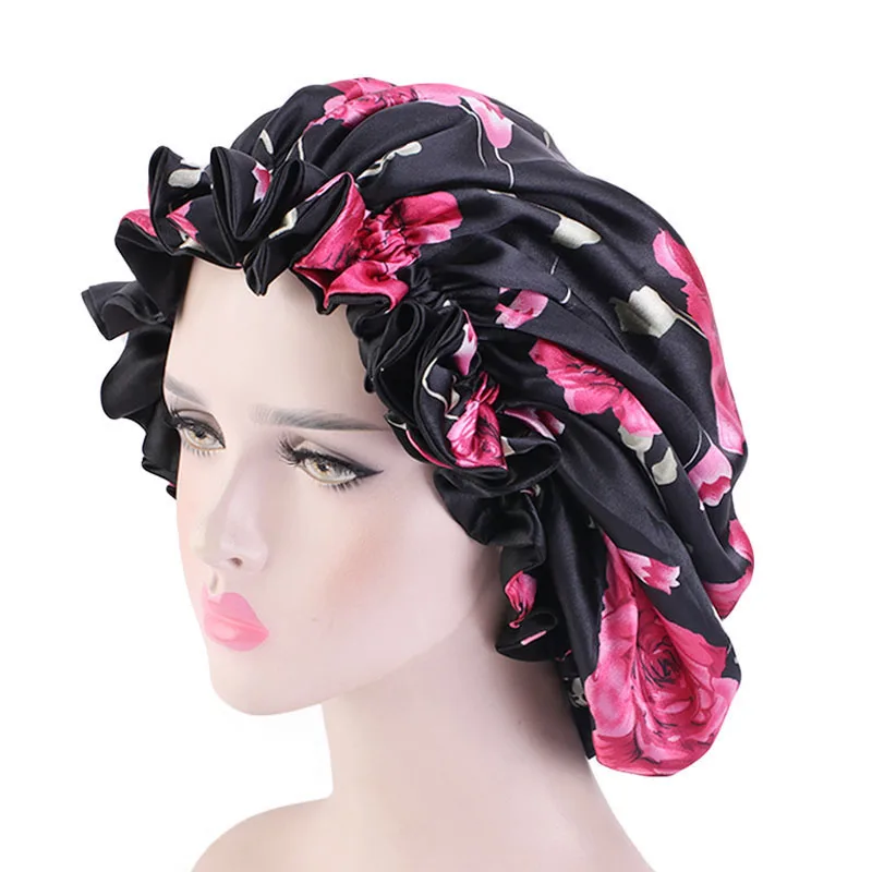 New Extra Large Satin Lined Bonnets Women Flower Print Fabric Ankara Bonnets Night Sleep Hat Ladies Turban High Quality
New Extra Large Satin Lined Bonnets Women Flower Print Fabric Ankara Bonnets Night Sleep Hat Ladies Turban High Quality