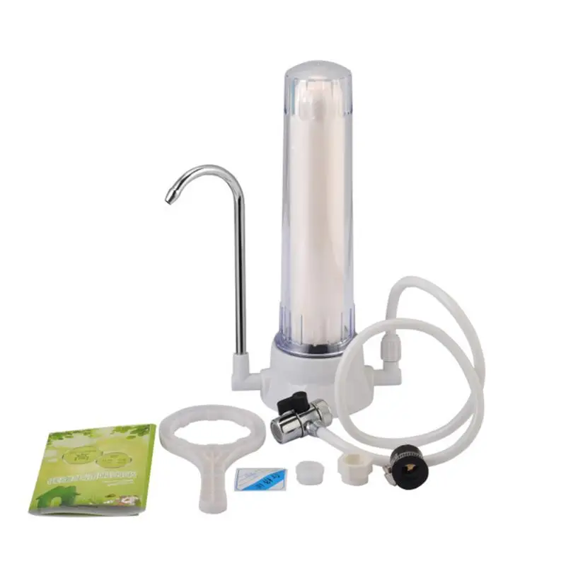 Desktop single-stage W ater Purifier Kitchen Faucet Water Filtration System Washable Ceramic Percolator Tap Counter Top X37C
Desktop single-stage W ater Purifier Kitchen Faucet Water Filtration System Washable Ceramic Percolator Tap Counter Top X37C