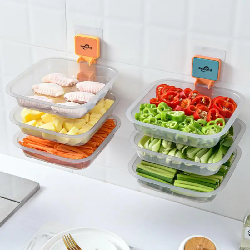 Multi-layer Kitchen Wall-mounted Dish Preparation Plate Easy To Store Food Vegetable Preparation Fresh Food Kitchen Tools
Multi-layer Kitchen Wall-mounted Dish Preparation Plate Easy To Store Food Vegetable Preparation Fresh Food Kitchen Tools