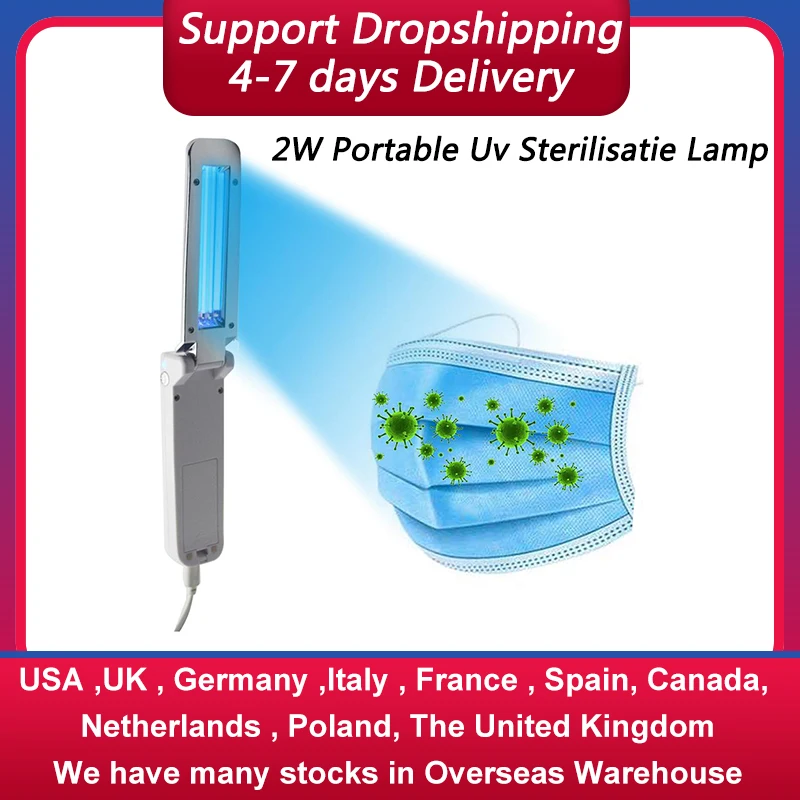 Ультрафиолетовый стерилизатор портативный бактерицидный Usb светильник для
