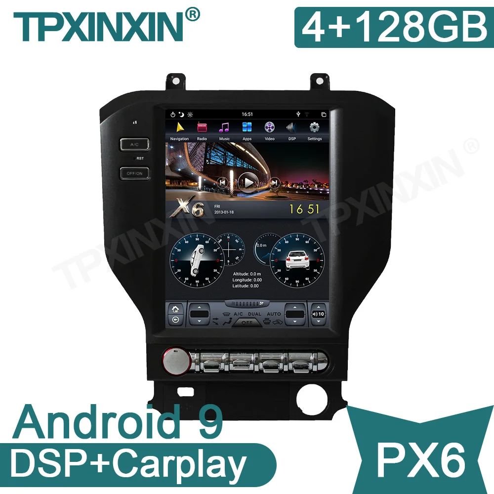 Android 9.0 4+128G For Ford Mustang 2015 2016 2017 NAVI GPS Audio Radio Controlled Car Stereo Multimedia Player Unit
Android 9.0 4+128G For Ford Mustang 2015 2016 2017 NAVI GPS Audio Radio Controlled Car Stereo Multimedia Player Unit