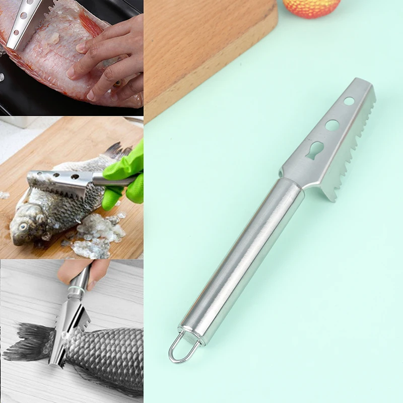 1PC Stainless steel fish scale scraping Graters Kitchen Accessories Fast Remove Fish Cleaning Peeler Scraper fish bone
1PC Stainless steel fish scale scraping Graters Kitchen Accessories Fast Remove Fish Cleaning Peeler Scraper fish bone