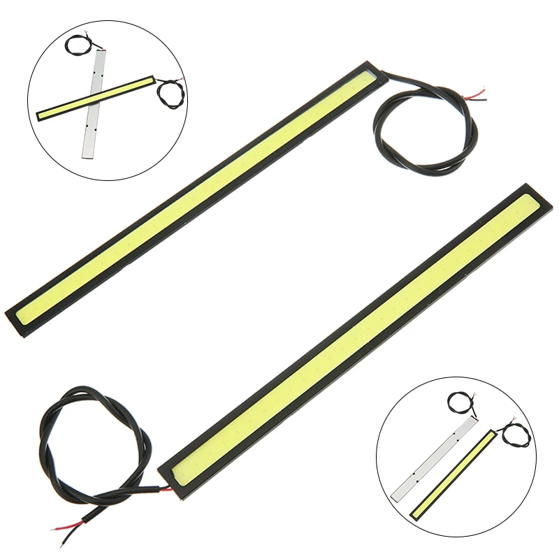 2pcs Car COB DRL Running Daytime LED Light Strip Replacement Cars Driving Fog Lights Super Bright Automobile Decorative Lamps
2pcs Car COB DRL Running Daytime LED Light Strip Replacement Cars Driving Fog Lights Super Bright Automobile Decorative Lamps