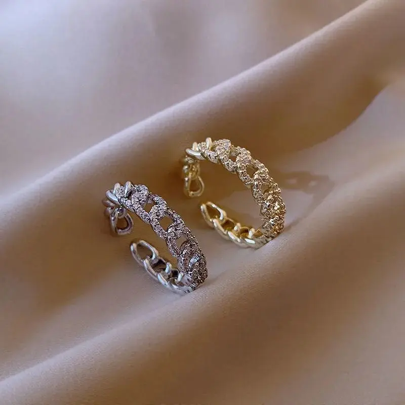 Zirconia Chain Ring For Women Punk Adjustable Vintage Rings Couple Luxury Finger Jewelry Accessories Fashion Gift To Girlfriend
Zirconia Chain Ring For Women Punk Adjustable Vintage Rings Couple Luxury Finger Jewelry Accessories Fashion Gift To Girlfriend