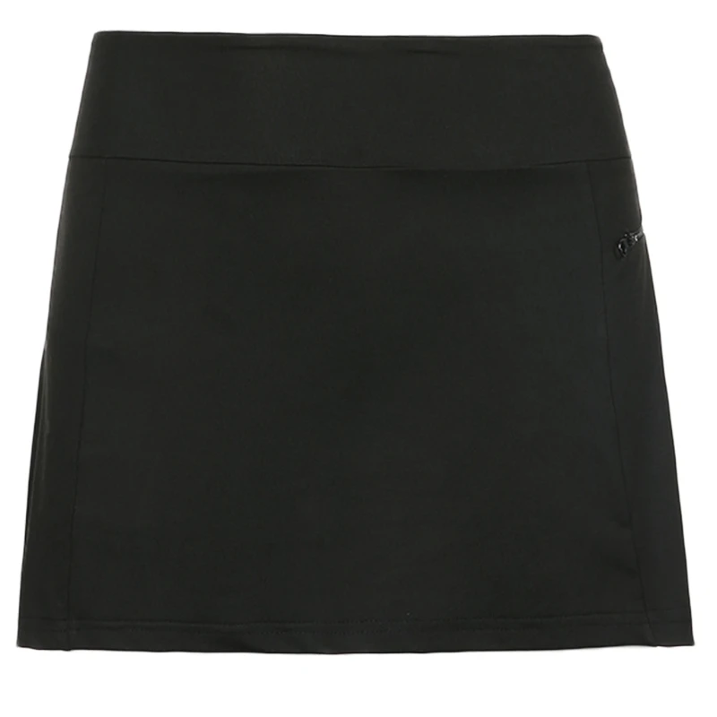 Womens High Waist Casual Black Mini Tennis Skirt with Shorts Harajuku A-Line Slim Fit Active Athletic Running Golf Skort
Womens High Waist Casual Black Mini Tennis Skirt with Shorts Harajuku A-Line Slim Fit Active Athletic Running Golf Skort