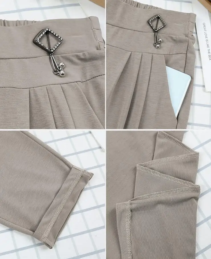 2021 Spring Summer Harem Pants Womens High Waist OL Loose Straight Ankle-length Pants Comfortable Pants Plus Size 5XL s1091
2021 Spring Summer Harem Pants Womens High Waist OL Loose Straight Ankle-length Pants Comfortable Pants Plus Size 5XL s1091