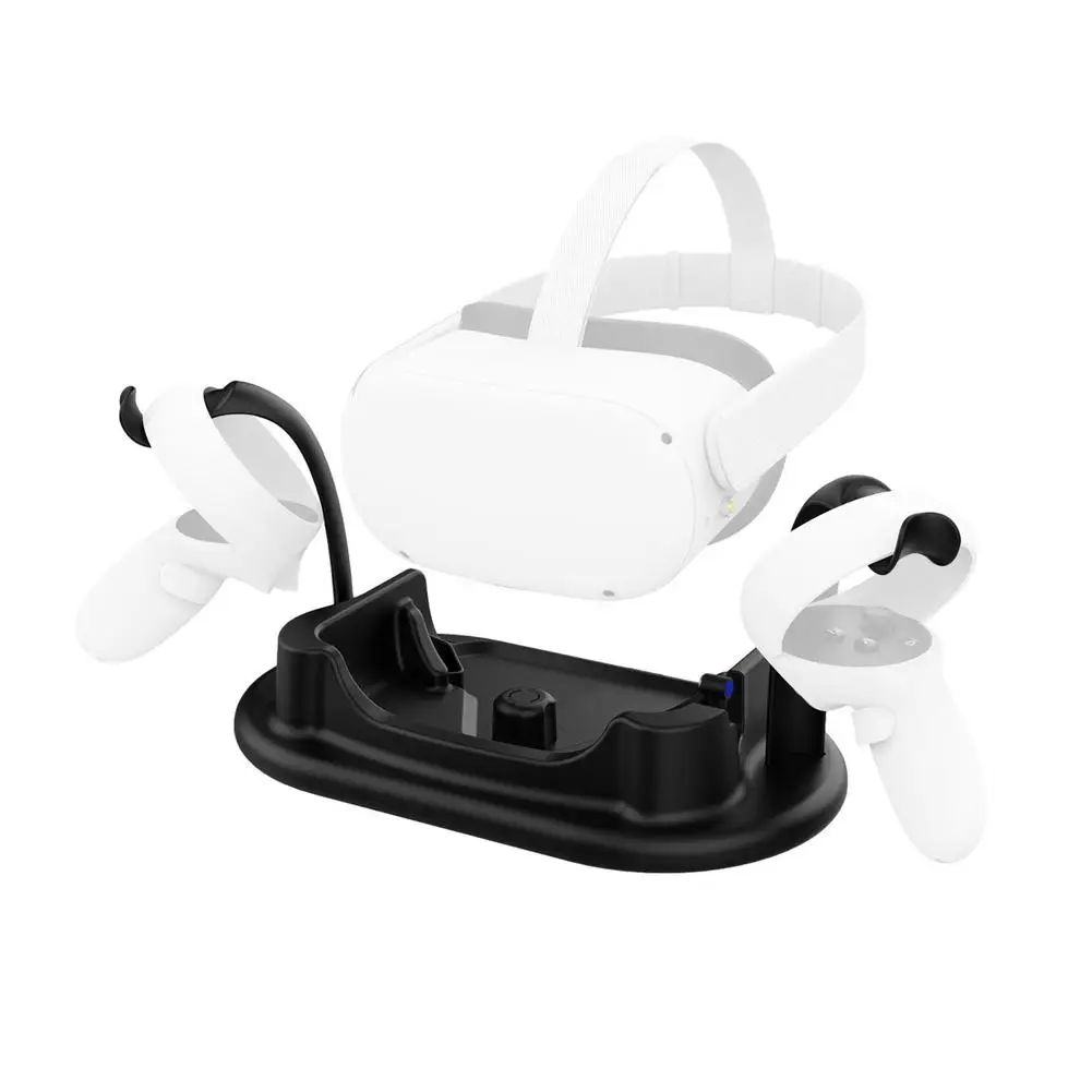 Док-станция для быстрой зарядки Oculus Quest 2 USB Type-C, магнитная зарядная подставка для Quest 2 VR, гарнитура, сенсорный контроллер
Док-станция для быстрой зарядки Oculus Quest 2 USB Type-C, магнитная зарядная подставка для Quest 2 VR, гарнитура, сенсорный контроллер