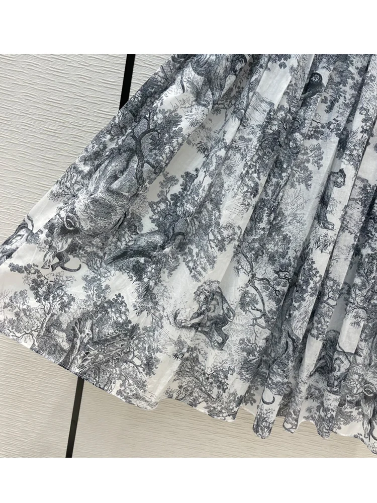 Lace Retro Jungle Print Animal Pattern Stretch Elastic Waist Skirt Ladies Summer New Style Loose Big Puff Puff Skirt
Lace Retro Jungle Print Animal Pattern Stretch Elastic Waist Skirt Ladies Summer New Style Loose Big Puff Puff Skirt