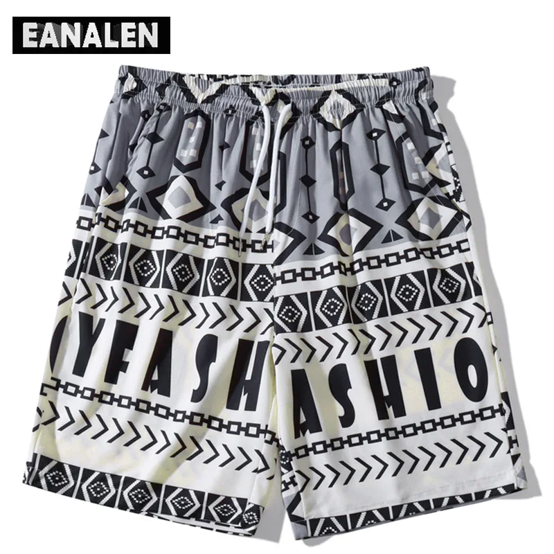 Harajuku retro geometric graphics casual Hawaiian beach shorts men's surfing seaside fashion oversized pants running basketball
Harajuku retro geometric graphics casual Hawaiian beach shorts men's surfing seaside fashion oversized pants running basketball