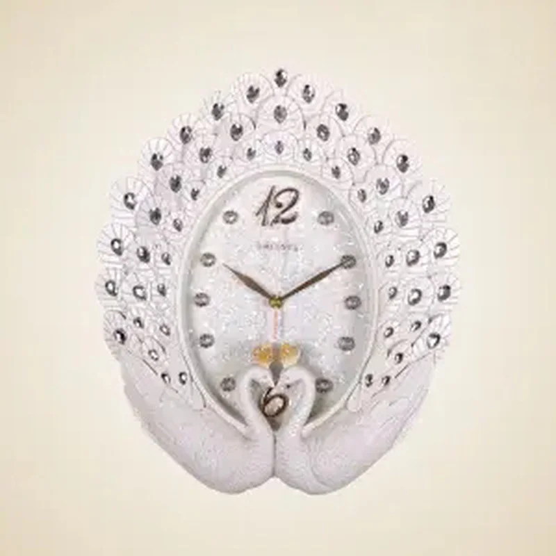 European-style Living Room Wall Clock Nordic Peacock Wall Watch Mute Large Clock Home Bedroom Creative Decorative Wall Clock
European-style Living Room Wall Clock Nordic Peacock Wall Watch Mute Large Clock Home Bedroom Creative Decorative Wall Clock
