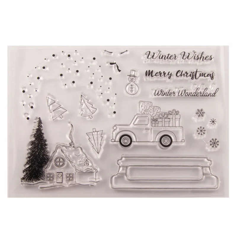 Winter Wonderland Transparent Clear Silicone Stamp Seal DIY Scrapbook Rubber Stamping Coloring Embossing Diary Decor Reusable
Winter Wonderland Transparent Clear Silicone Stamp Seal DIY Scrapbook Rubber Stamping Coloring Embossing Diary Decor Reusable
