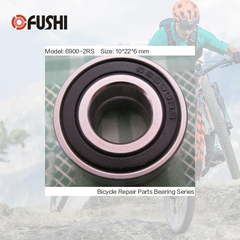 6900-2RS Bearing 10*22*6 mm ( 1 PC ) ABEC-3 6900 RS Bicycle Hub Front Rear Hubs Wheel 10 22 6 Balls Bearings
6900-2RS Bearing 10*22*6 mm ( 1 PC ) ABEC-3 6900 RS Bicycle Hub Front Rear Hubs Wheel 10 22 6 Balls Bearings