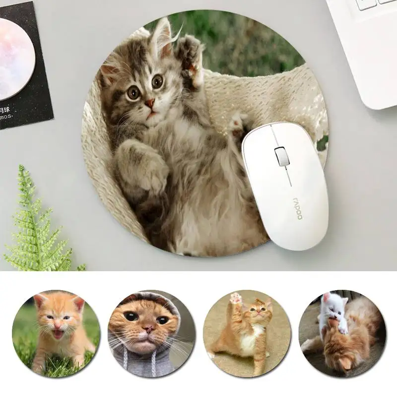 Round Funny Cute Cats animal office Mat Round Pads Family Laptop Gamer Rubber Mouse Mat MousePad Desk Gaming Mousepad Cup Mat
Round Funny Cute Cats animal office Mat Round Pads Family Laptop Gamer Rubber Mouse Mat MousePad Desk Gaming Mousepad Cup Mat
