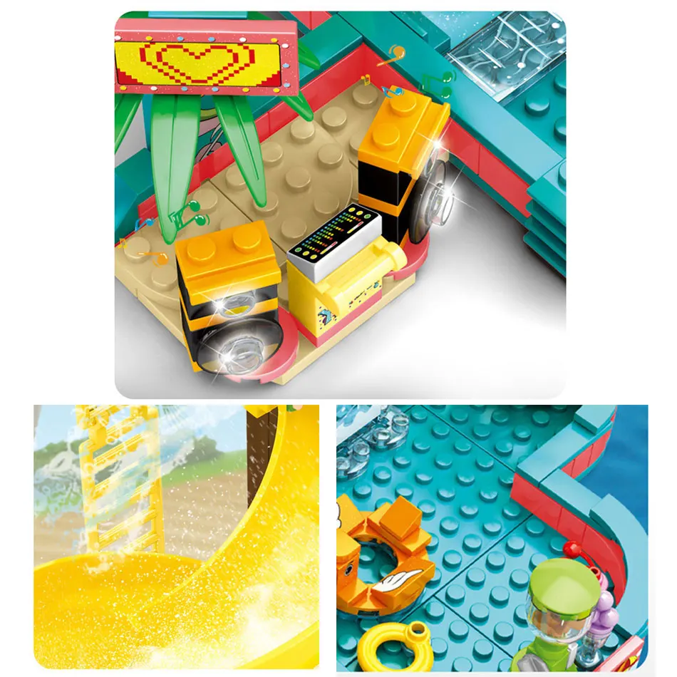 257pcs City Swimming Pool Small Water Park Building Blocks Girls Friends Figures Summer Holiday Bricks Gift Toys For Children
257pcs City Swimming Pool Small Water Park Building Blocks Girls Friends Figures Summer Holiday Bricks Gift Toys For Children