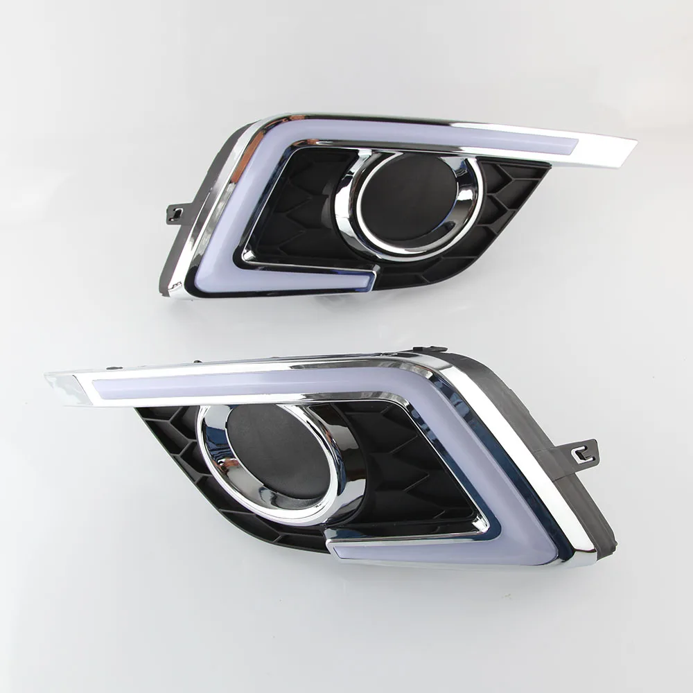 Eosuns Led Drl Daytime Running Light for Nissan Sylphy Sentra 2017-19 with Yellow Turn Signal and Blue Night Running Light
Eosuns Led Drl Daytime Running Light for Nissan Sylphy Sentra 2017-19 with Yellow Turn Signal and Blue Night Running Light