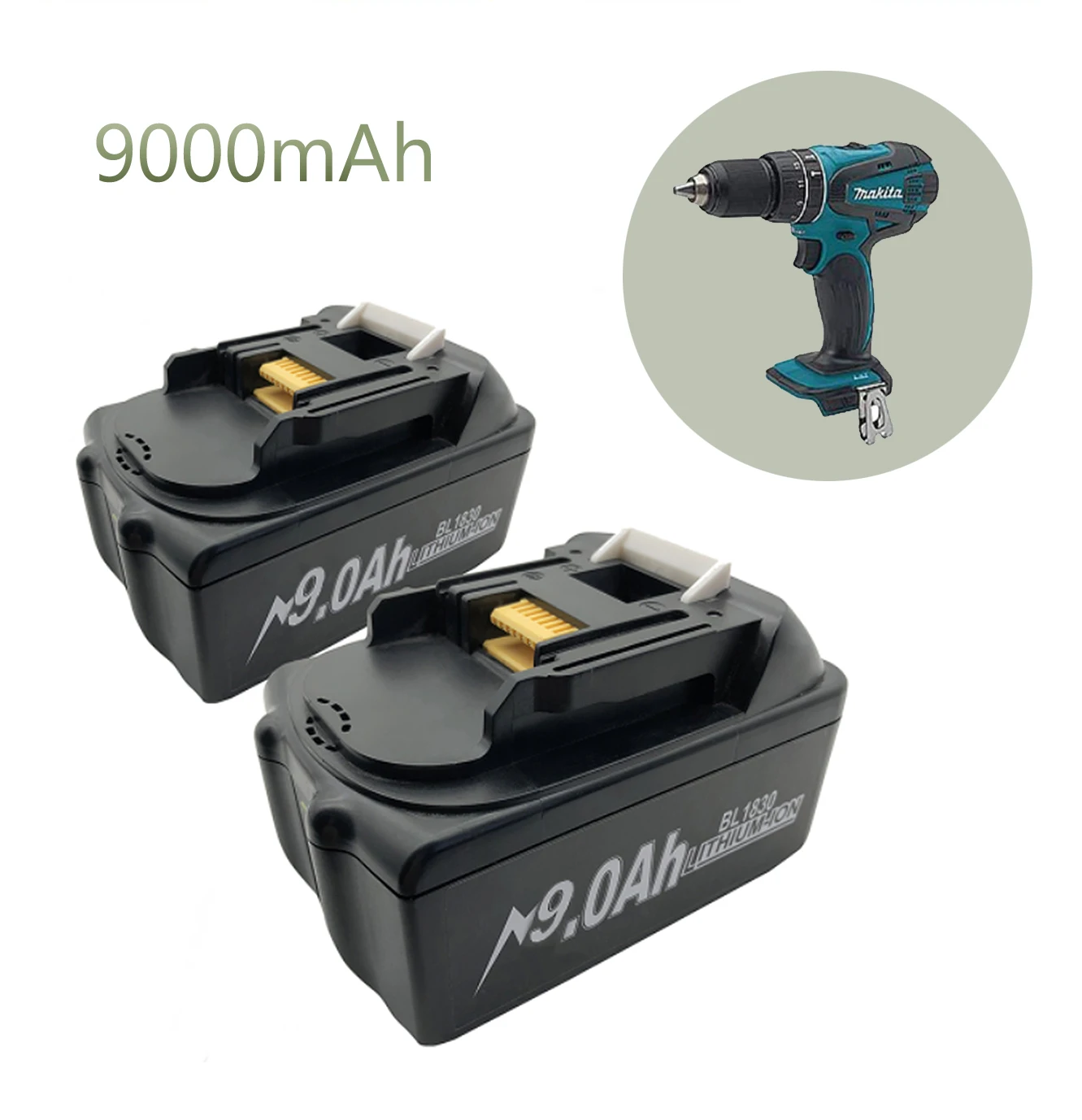 Аккумулятор BL1830 9000 мА · ч для Makita 18 в, а · ч, BL1860, BL1850, BL1830, литий-ионный аккумулятор, светодиодный фонарь 25 м
Аккумулятор BL1830 9000 мА · ч для Makita 18 в, а · ч, BL1860, BL1850, BL1830, литий-ионный аккумулятор, светодиодный фонарь 25 м