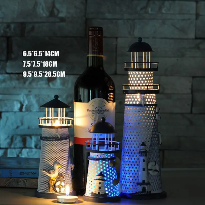 Sea Style Iron Wire Craft Ornaments Handcraft Figurines Decor Colorful Light Lighthouse for Home Home Bar Decor Accessories
Sea Style Iron Wire Craft Ornaments Handcraft Figurines Decor Colorful Light Lighthouse for Home Home Bar Decor Accessories