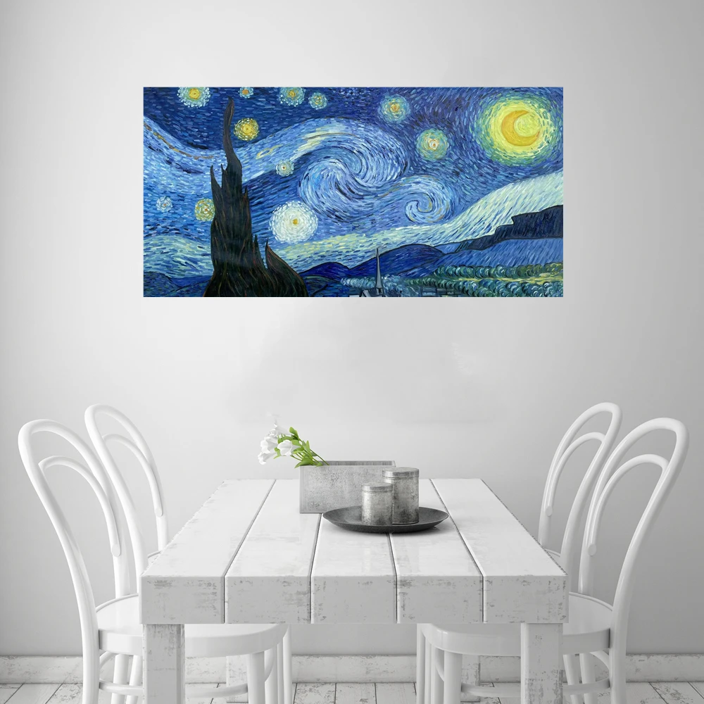 Starry Night Canvas Prints Wall Art Van Gogh Classical Famous Artwork Huge Size Pictures Paintings for Living Room Wall Decor
Starry Night Canvas Prints Wall Art Van Gogh Classical Famous Artwork Huge Size Pictures Paintings for Living Room Wall Decor