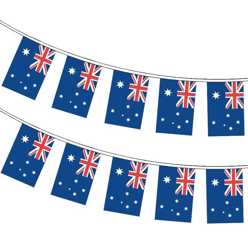 xvggdg 20pcs/set Australia bunting flags Pennant String Banner Buntings Festival Party Holiday
xvggdg 20pcs/set Australia bunting flags Pennant String Banner Buntings Festival Party Holiday