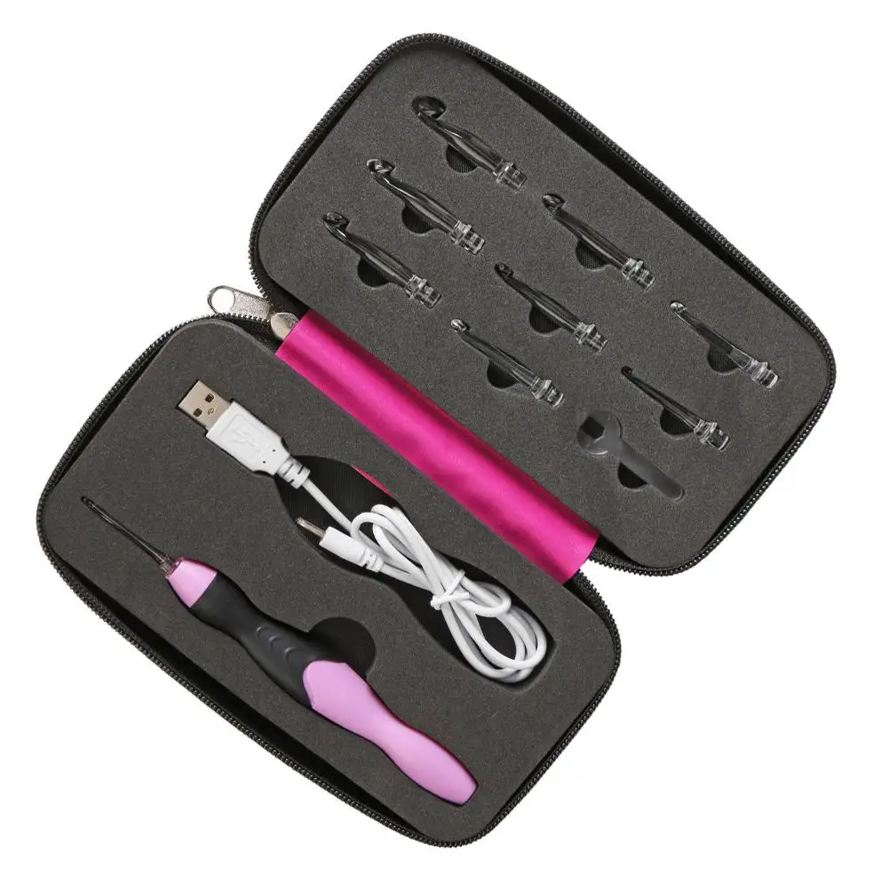 DIY Weaving Sweater Tools 9 in 1 USB Light Up Crochet Hooks Knitting Needles LED Sewing Tools Set Sewing Tools Accessories
DIY Weaving Sweater Tools 9 in 1 USB Light Up Crochet Hooks Knitting Needles LED Sewing Tools Set Sewing Tools Accessories