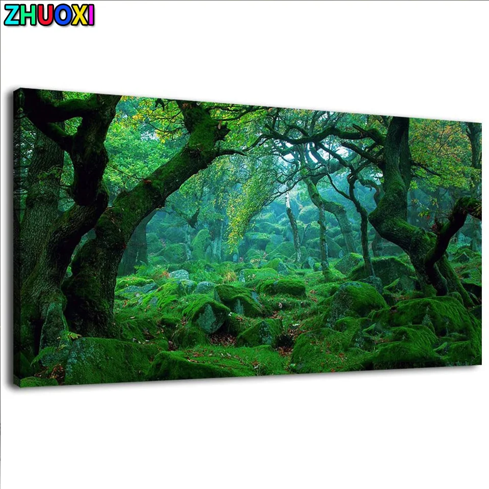 Green Forest Diamond Painting Full Square Round Diamond Embroidery Nature Scenery Picture Of Rhinestone 5D DIY Mosaic Decor
Green Forest Diamond Painting Full Square Round Diamond Embroidery Nature Scenery Picture Of Rhinestone 5D DIY Mosaic Decor