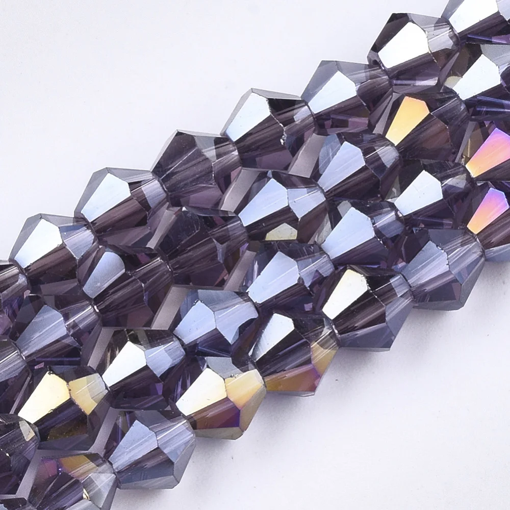 1Strand Electroplate Glass Beads Strand AB Color Plated Faceted Bicone Indigo 6x5.5~6mm Hole: 1mm about 50pc/strand 11.02 inches
1Strand Electroplate Glass Beads Strand AB Color Plated Faceted Bicone Indigo 6x5.5~6mm Hole: 1mm about 50pc/strand 11.02 inches