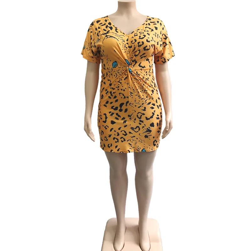 2021 New Party Dress Women Summer Mini Dress Tight-fitting V-neck Leopard Print Dress for Women Club Dress Plus Size 5XL
2021 New Party Dress Women Summer Mini Dress Tight-fitting V-neck Leopard Print Dress for Women Club Dress Plus Size 5XL