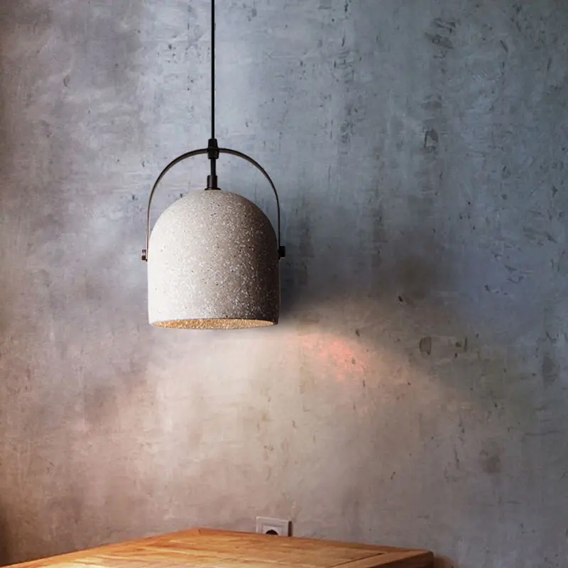 Винтажная Подвесная лампа для кофейни цементная столовой американский кантри