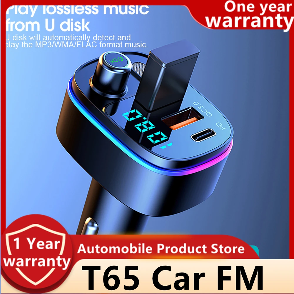 Car FM Transmitter Car Chargercar radio Type-C and QC3.0 Dual USB Charger Bluetooth 5.0 adapter Mp3 Player auto accessories
Car FM Transmitter Car Chargercar radio Type-C and QC3.0 Dual USB Charger Bluetooth 5.0 adapter Mp3 Player auto accessories