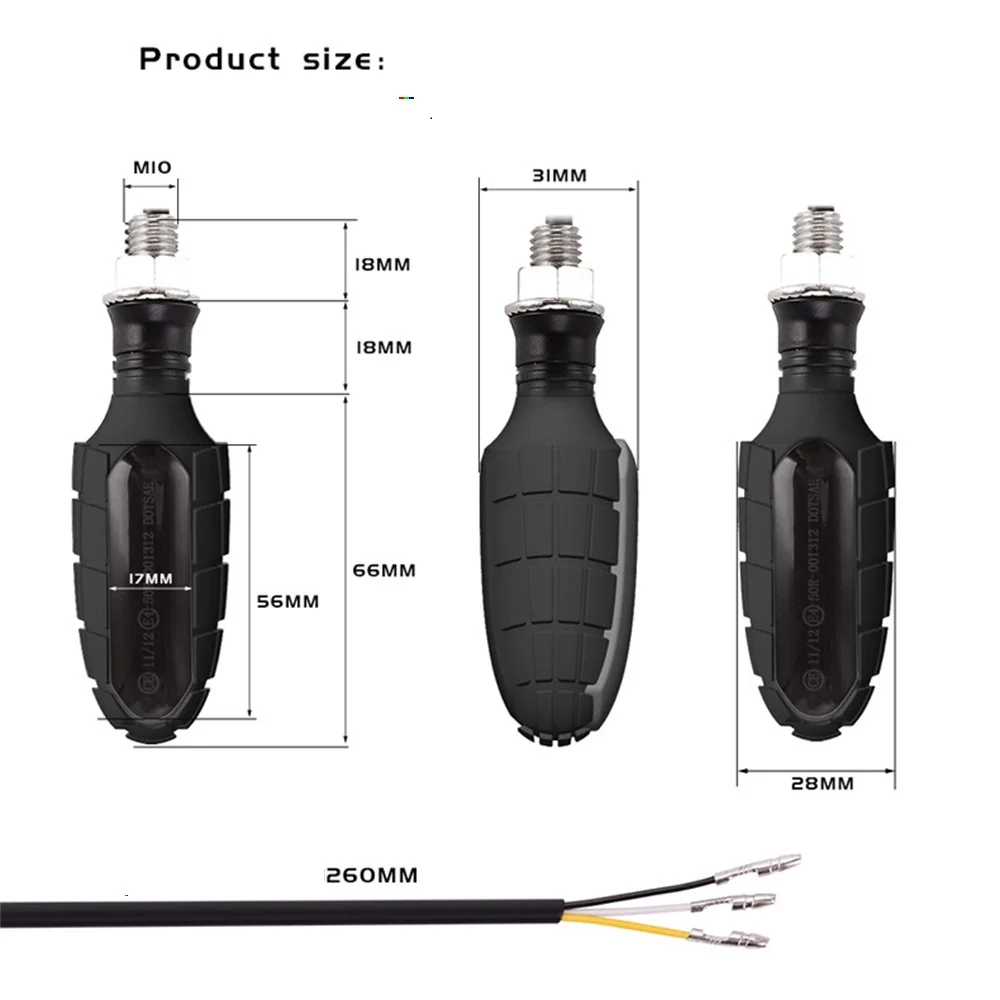 4/2 Pcs 16LED Motorcycle Turn Signal Indicator Light Waterproof Flowing Turn Signal Lights Brake Lamps For Motorcycle
4/2 Pcs 16LED Motorcycle Turn Signal Indicator Light Waterproof Flowing Turn Signal Lights Brake Lamps For Motorcycle