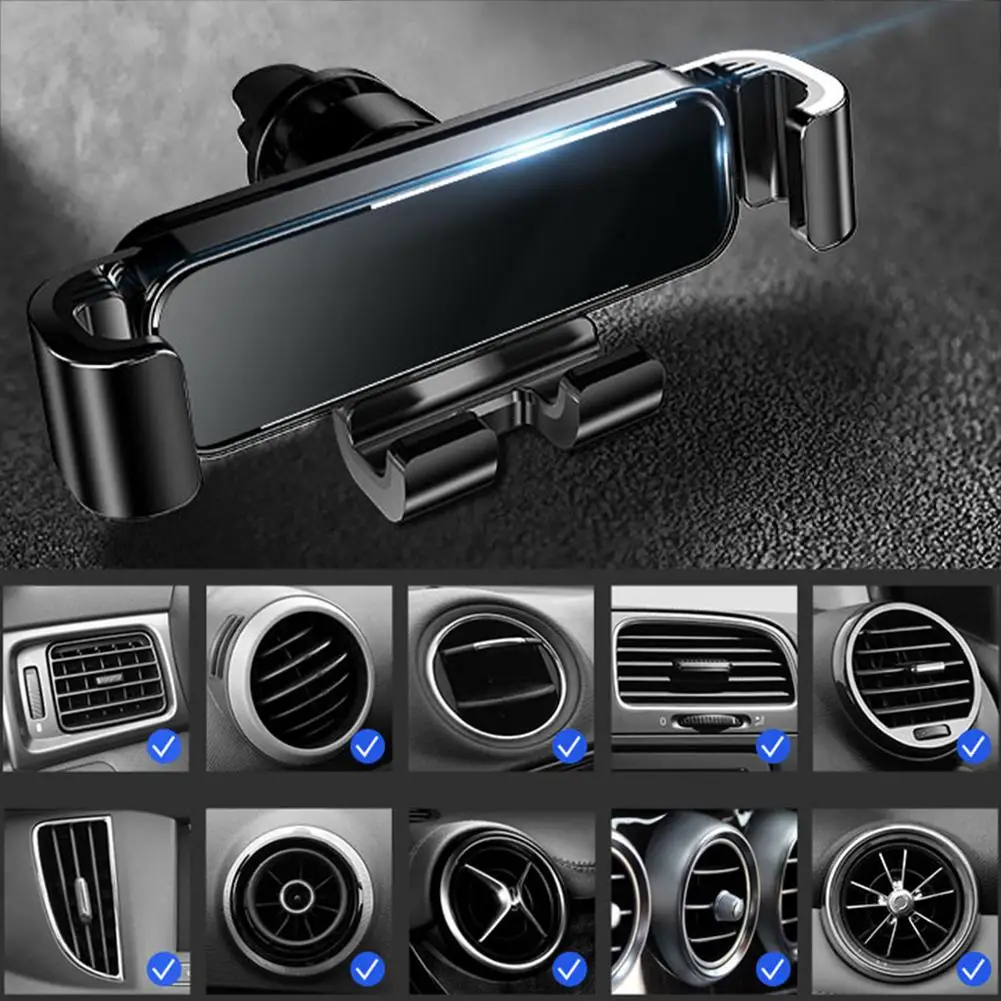 Car Gravity Phone Holder Air Vent Mount Clip Cell Holder GPS Mobile Phone Holders
Car Gravity Phone Holder Air Vent Mount Clip Cell Holder GPS Mobile Phone Holders