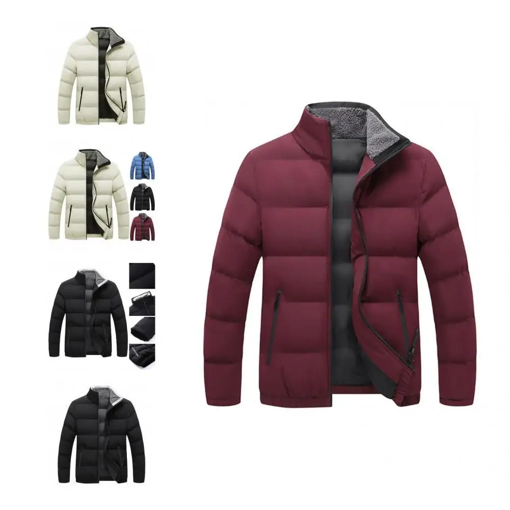 Men Coat Anti-wrinkle Comfortable Wind-proof Thick Warm Solid Men Top Men Outerwear for Families
Men Coat Anti-wrinkle Comfortable Wind-proof Thick Warm Solid Men Top Men Outerwear for Families