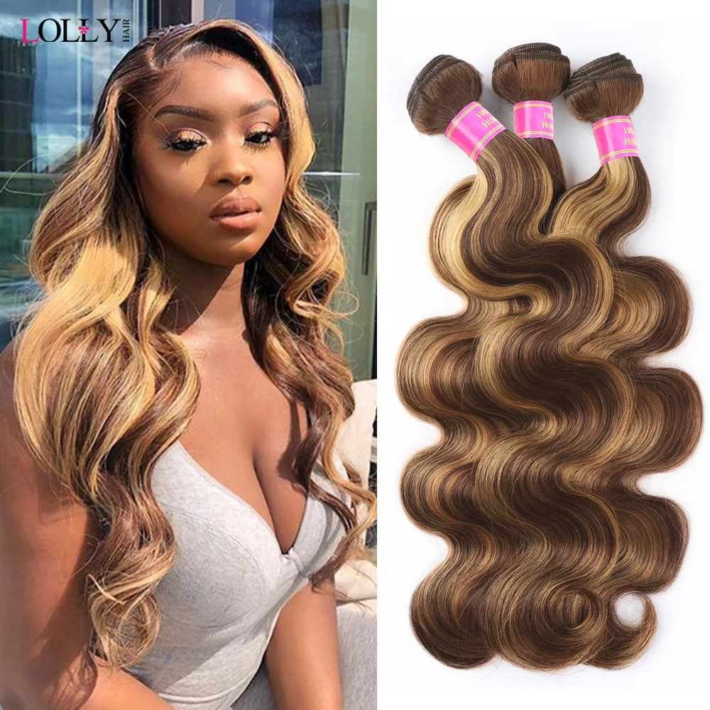 Lolly Highlight Bundles Brazilian Weave Hair Body Wave Human Hair Bundles Ombre Hair Bundles 3/4 Bundles For Black Women Remy
Lolly Highlight Bundles Brazilian Weave Hair Body Wave Human Hair Bundles Ombre Hair Bundles 3/4 Bundles For Black Women Remy