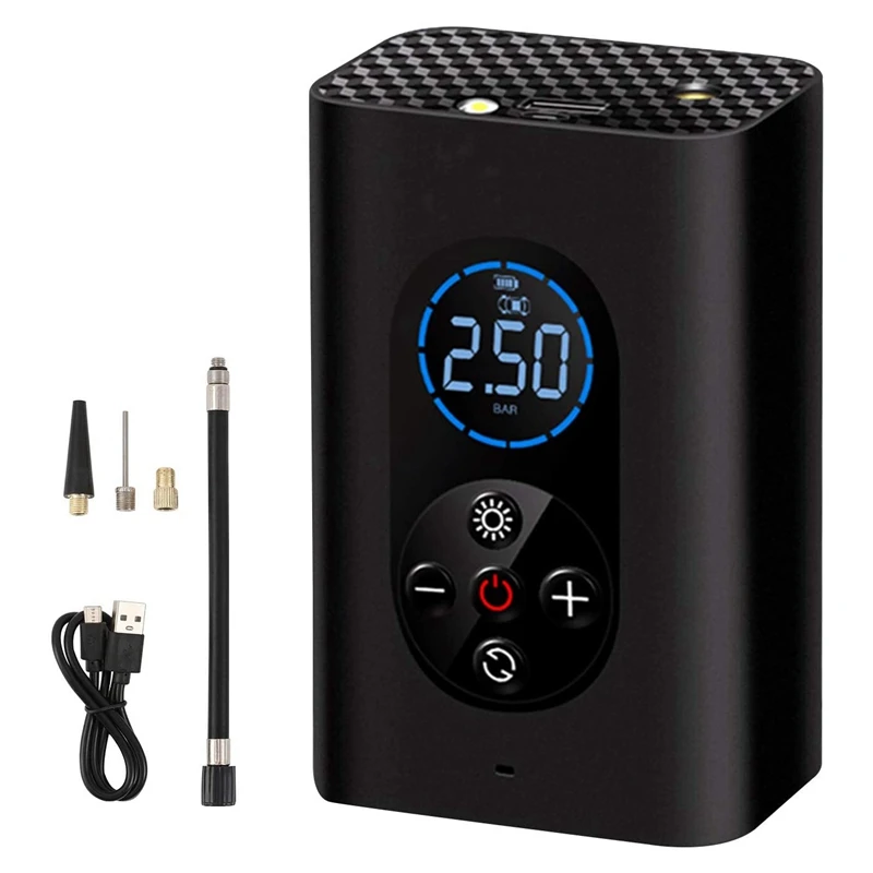 Portable 150PSI Car Tire Inflator Digital Screen Air Compressor Pump with LED Light DC12V Pump for Cars Motorcycle
Portable 150PSI Car Tire Inflator Digital Screen Air Compressor Pump with LED Light DC12V Pump for Cars Motorcycle