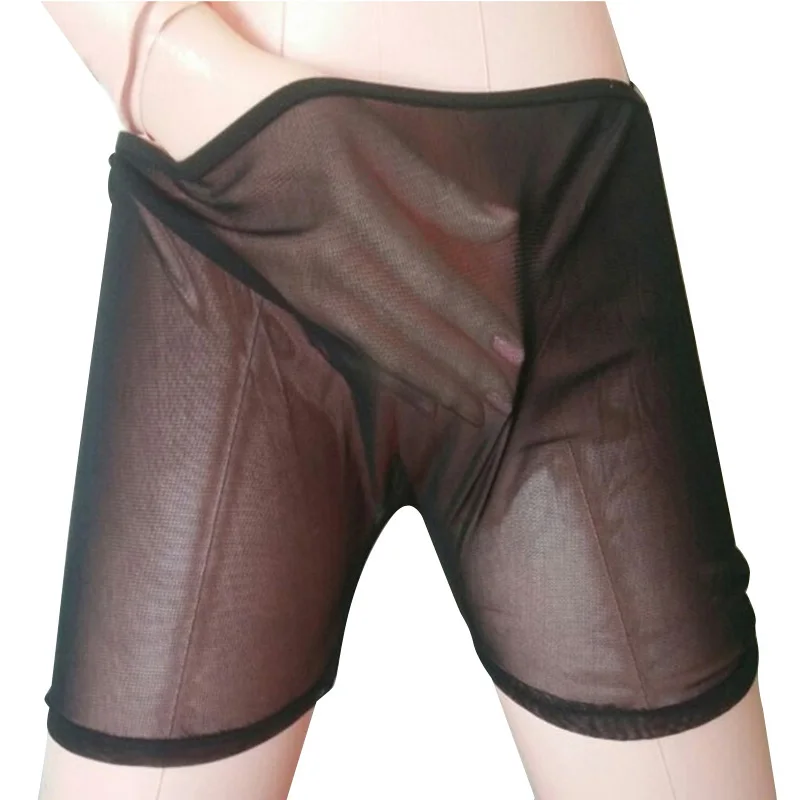 Sexy Mens See-Through Mesh Loose Lounge Boxer Shorts Underwear Sexy Lingerie Trunks Comforty Breathable Summer
Sexy Mens See-Through Mesh Loose Lounge Boxer Shorts Underwear Sexy Lingerie Trunks Comforty Breathable Summer