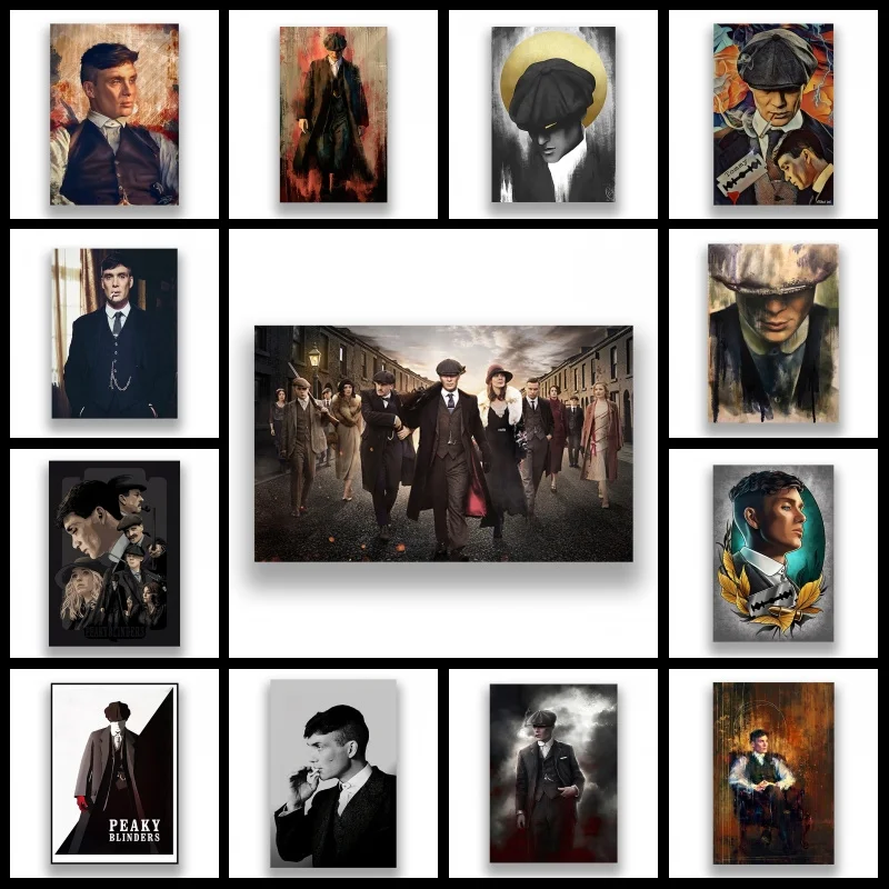 HD Movie Peaky Blinders Posters and Prints Tommy Shelby Movie Actor Canvas Painting Wall Art Pidture Living Room Home Decoration
HD Movie Peaky Blinders Posters and Prints Tommy Shelby Movie Actor Canvas Painting Wall Art Pidture Living Room Home Decoration