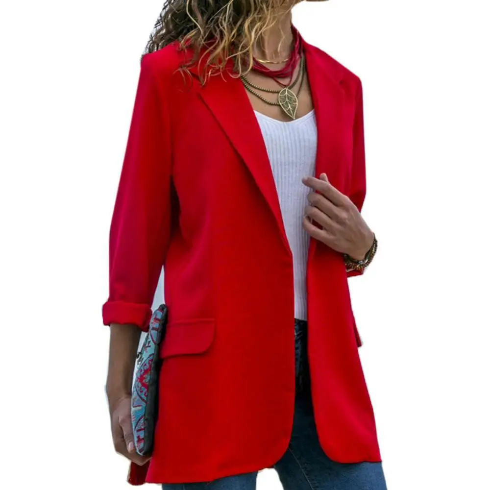 blazer women Autumn Women Fashion Lapel Blazer Open Front Long Sleeve with Pocket Open Front Suit Jacket куртка женская
blazer women Autumn Women Fashion Lapel Blazer Open Front Long Sleeve with Pocket Open Front Suit Jacket куртка женская