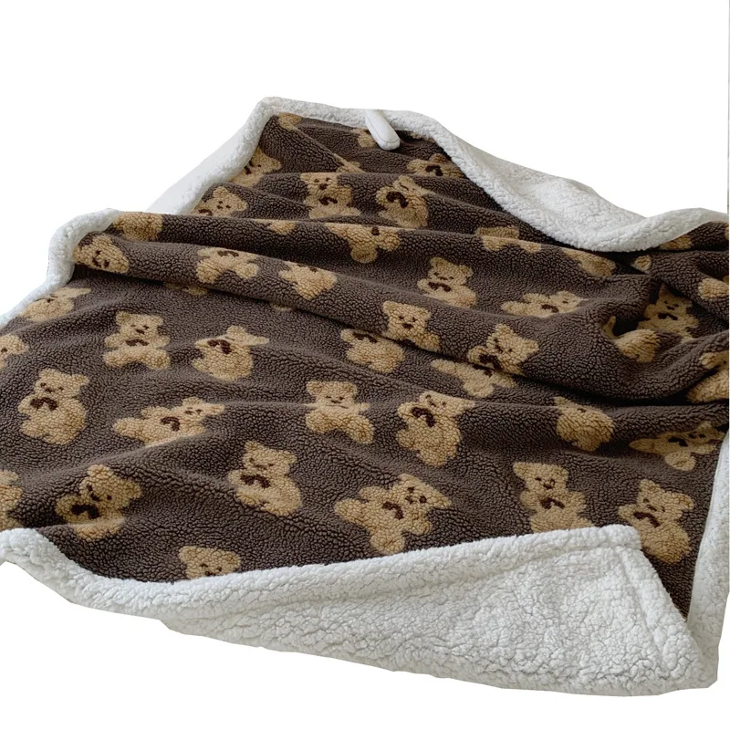 New Winter Baby Kids Blanket Small Grain Double-sided Lamb Velvet Warm Blanket Thickened Embroidered Blankets for Beds
New Winter Baby Kids Blanket Small Grain Double-sided Lamb Velvet Warm Blanket Thickened Embroidered Blankets for Beds