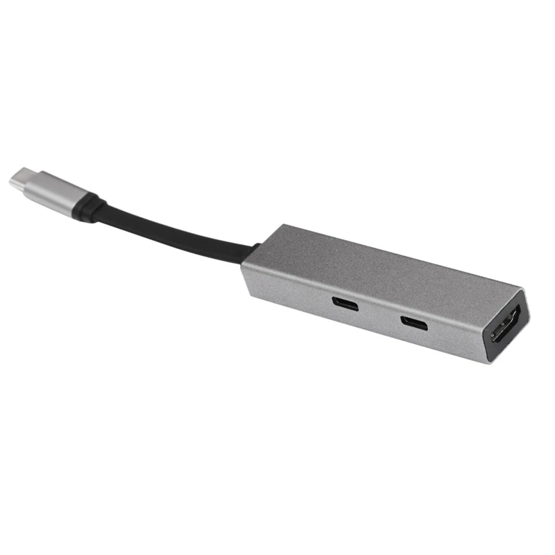 5 in 1 USB C Hub Type C to HDMI-Compatible 4K 30HZ+PD+USB C 2.0 +USB3.0X1+USB2.0X1 Multi-Port Adapter Hub
5 in 1 USB C Hub Type C to HDMI-Compatible 4K 30HZ+PD+USB C 2.0 +USB3.0X1+USB2.0X1 Multi-Port Adapter Hub