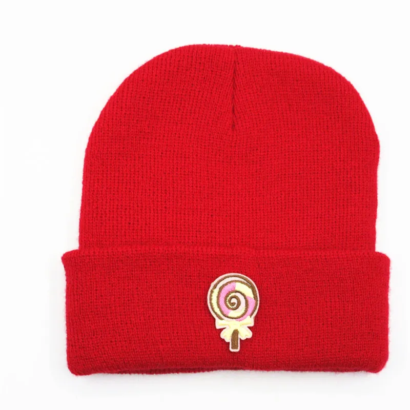 2020 Lollipop Embroidery Thicken Knitted Hat Winter Warm Hat Skullies Cap Beanie Hat for Men and Women 186
2020 Lollipop Embroidery Thicken Knitted Hat Winter Warm Hat Skullies Cap Beanie Hat for Men and Women 186