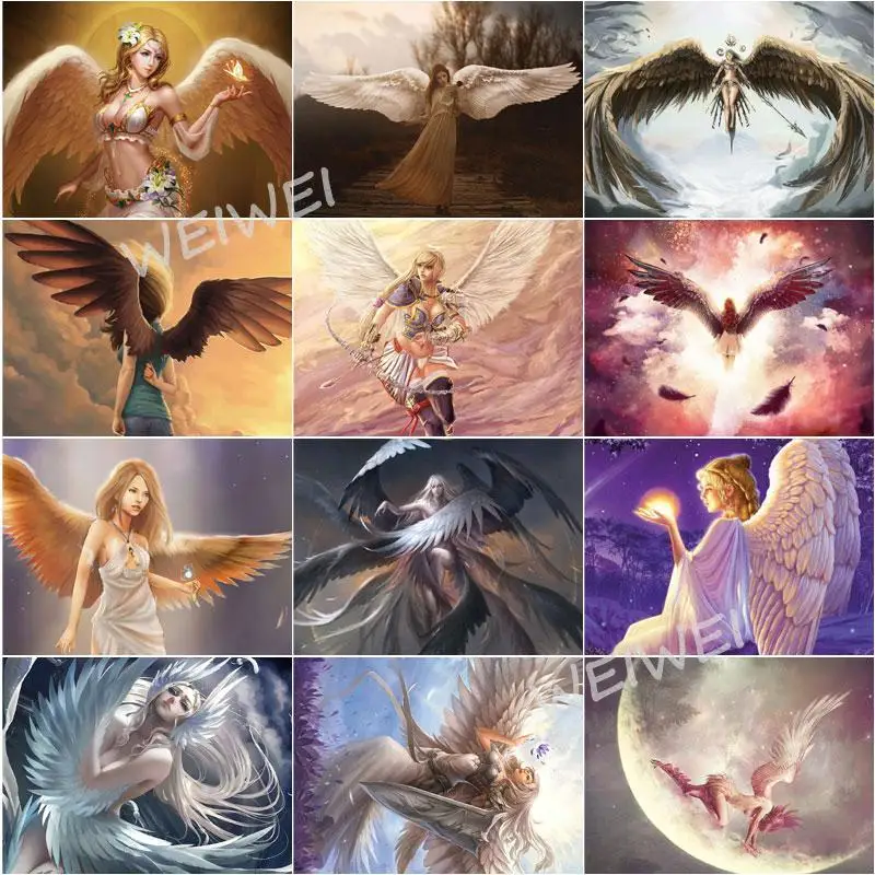 New 5D Crystal Diamond Painting Diy Angel Wings Fairy Girl Full Square Round Diamond Embroidery Home Decoration Gift
New 5D Crystal Diamond Painting Diy Angel Wings Fairy Girl Full Square Round Diamond Embroidery Home Decoration Gift