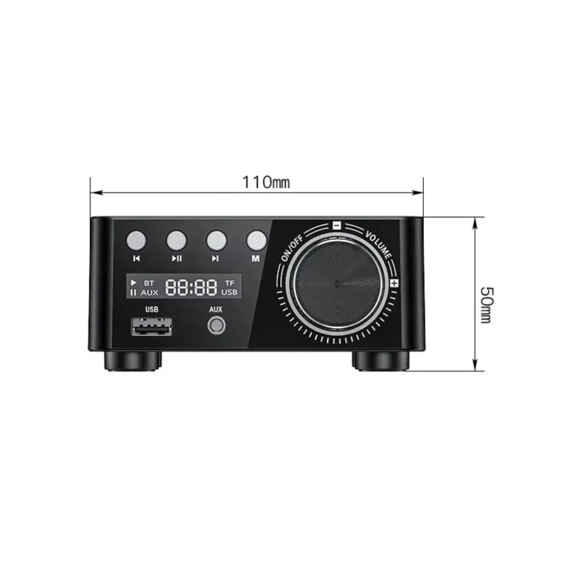 Bluetooth Digital Power Amplifier Class D Mini Power Amplifier Hifi Fever o MP3 Player Lossless Player
Bluetooth Digital Power Amplifier Class D Mini Power Amplifier Hifi Fever o MP3 Player Lossless Player