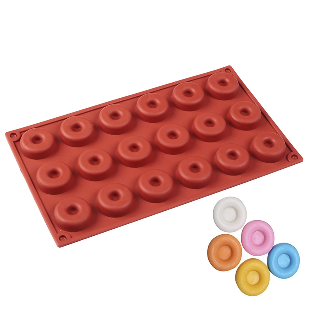 18-Cavitie Donut Silicone Mould Silicone Cake Mold Non-Stick Dessert Baking Household DIY Easy Demoulding Homemade Tools
18-Cavitie Donut Silicone Mould Silicone Cake Mold Non-Stick Dessert Baking Household DIY Easy Demoulding Homemade Tools