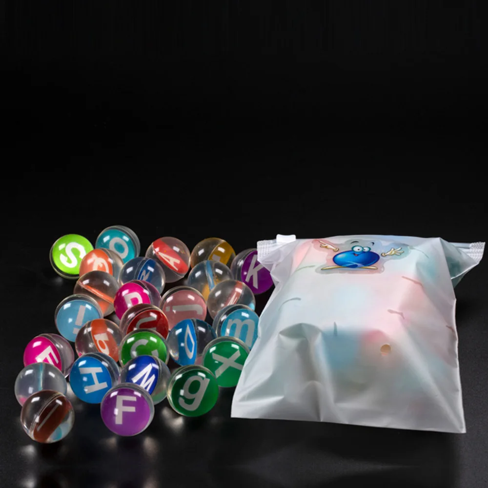 26Pcs English Letter Toy Ball Mixed Bouncy Ball Child Elastic Rubber Ball Children Kids Of Pinball Bouncy Toys
26Pcs English Letter Toy Ball Mixed Bouncy Ball Child Elastic Rubber Ball Children Kids Of Pinball Bouncy Toys